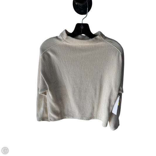 Top Long Sleeve By Madewell In Cream, Size: Xs