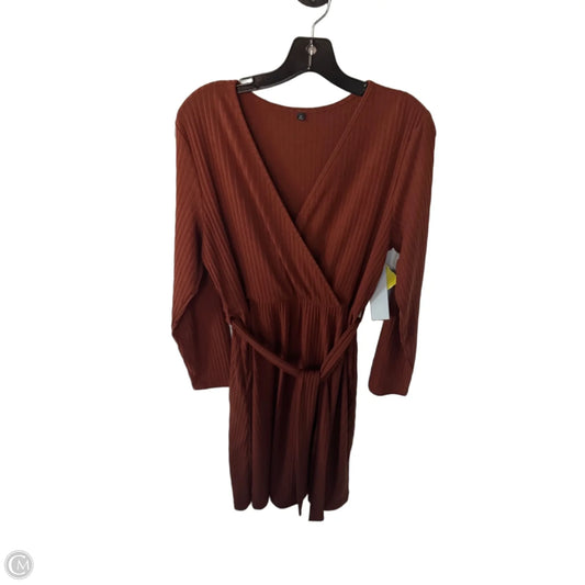 Dress Casual Short By Cme In Brown, Size: Xl