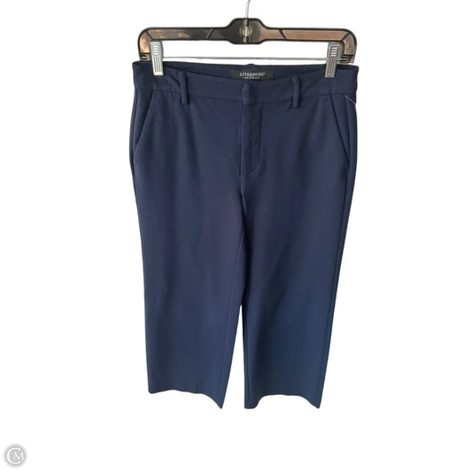 Pants Wide Leg By Liverpool In Navy, Size: 2