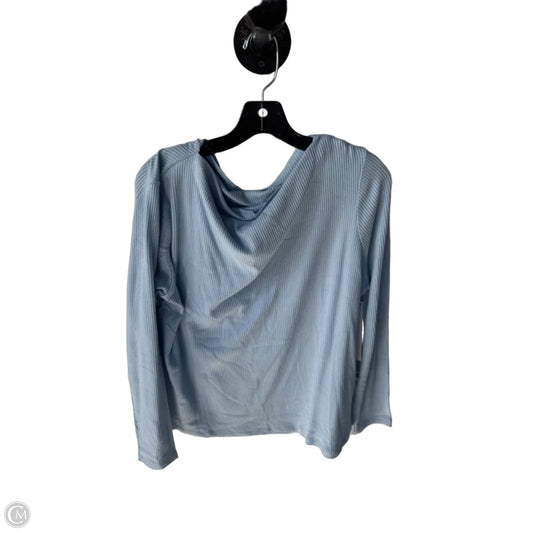 Top Long Sleeve By Banana Republic In Blue, Size: Xxl