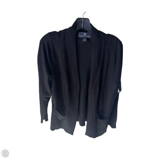 Sweater Cardigan By Clothes Mentor In Black, Size: Xl