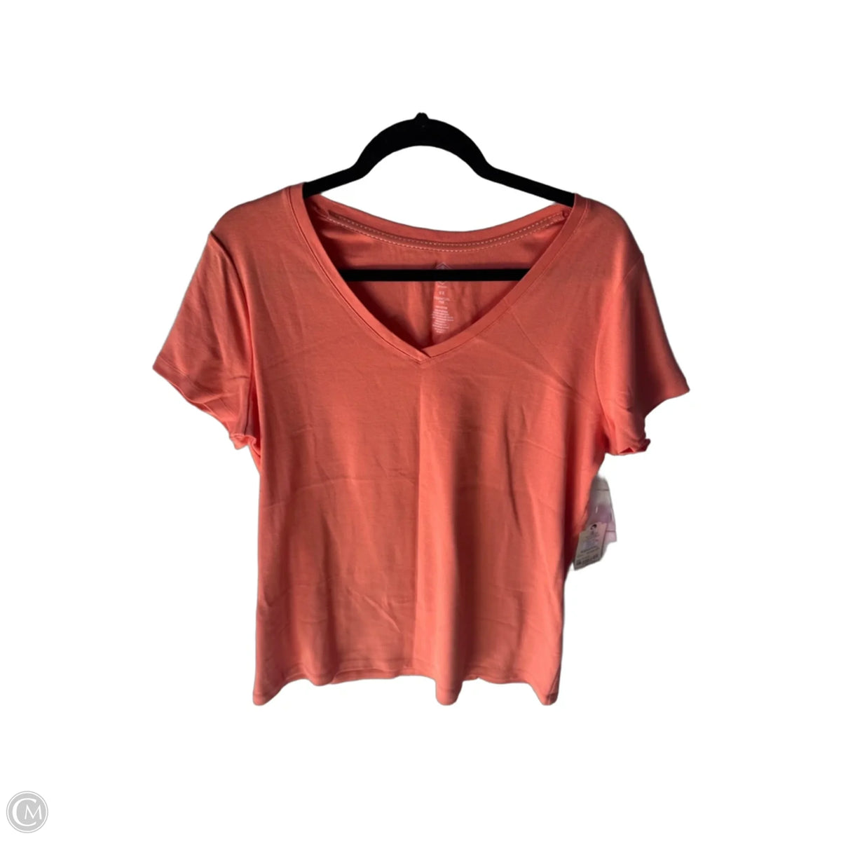 Top Short Sleeve Basic By St Johns Bay In Orange, Size: XL