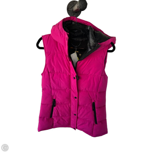 Vest Puffer & Quilted By Hfx In Pink, Size: S