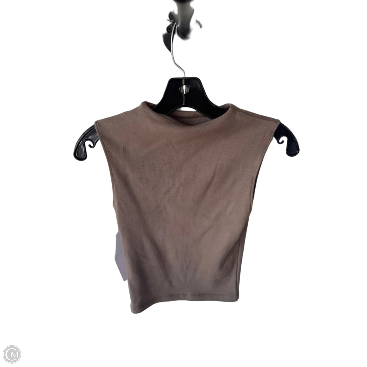 Top Sleeveless Basic By Zara In Tan, Size: S
