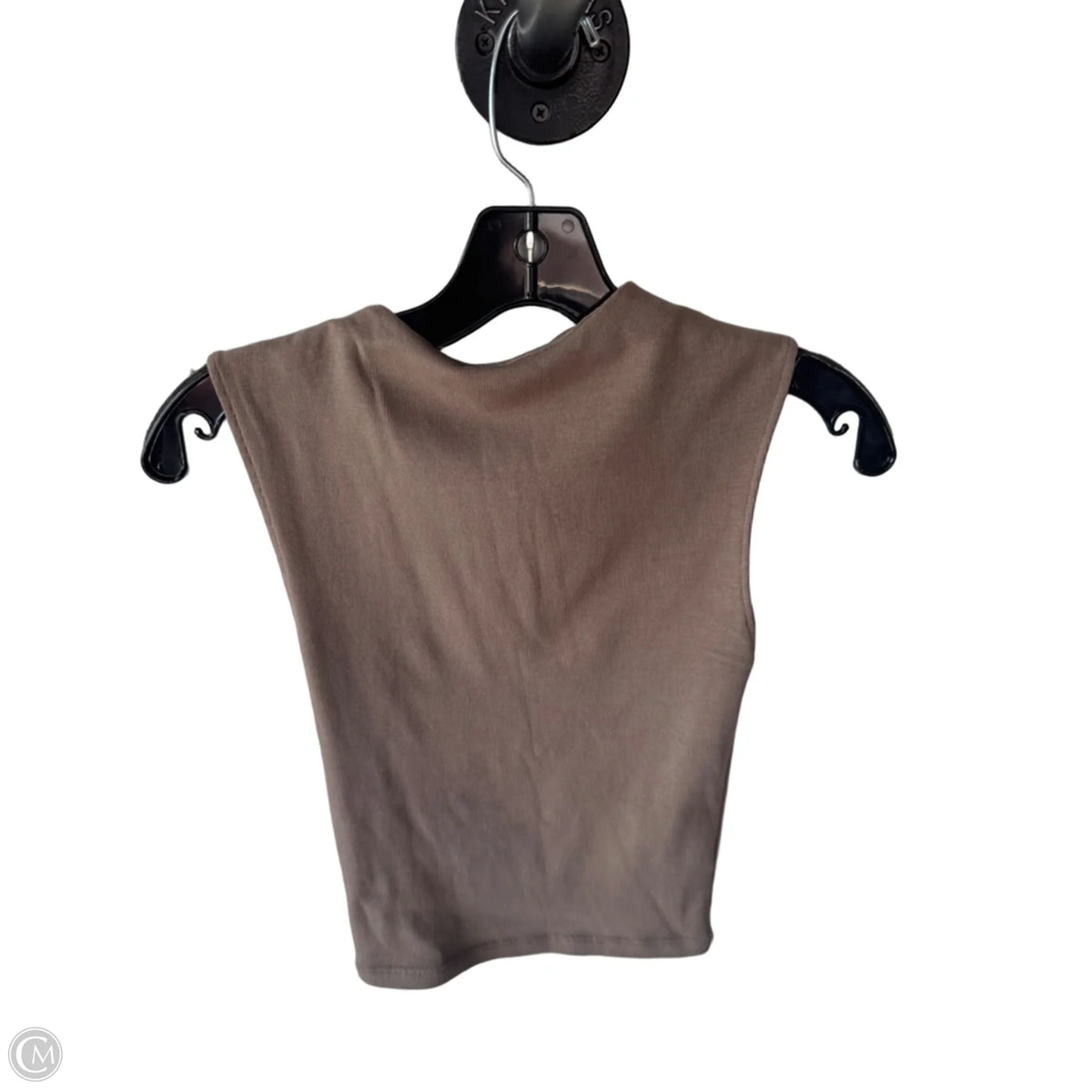 Top Sleeveless Basic By Zara In Tan, Size: S