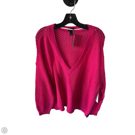 Sweater By Torrid In Pink, Size: 1x