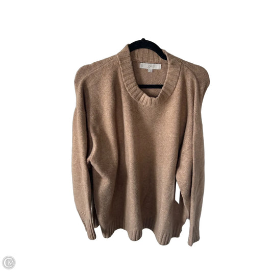 Sweater By Loft In Tan, Size: L