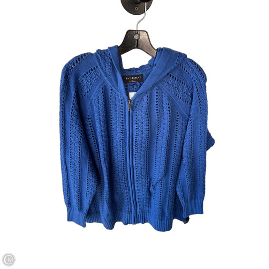 Sweater Cardigan By Lane Bryant In Blue, Size: L