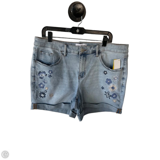 Shorts By Lane Bryant In Blue Denim, Size: 16