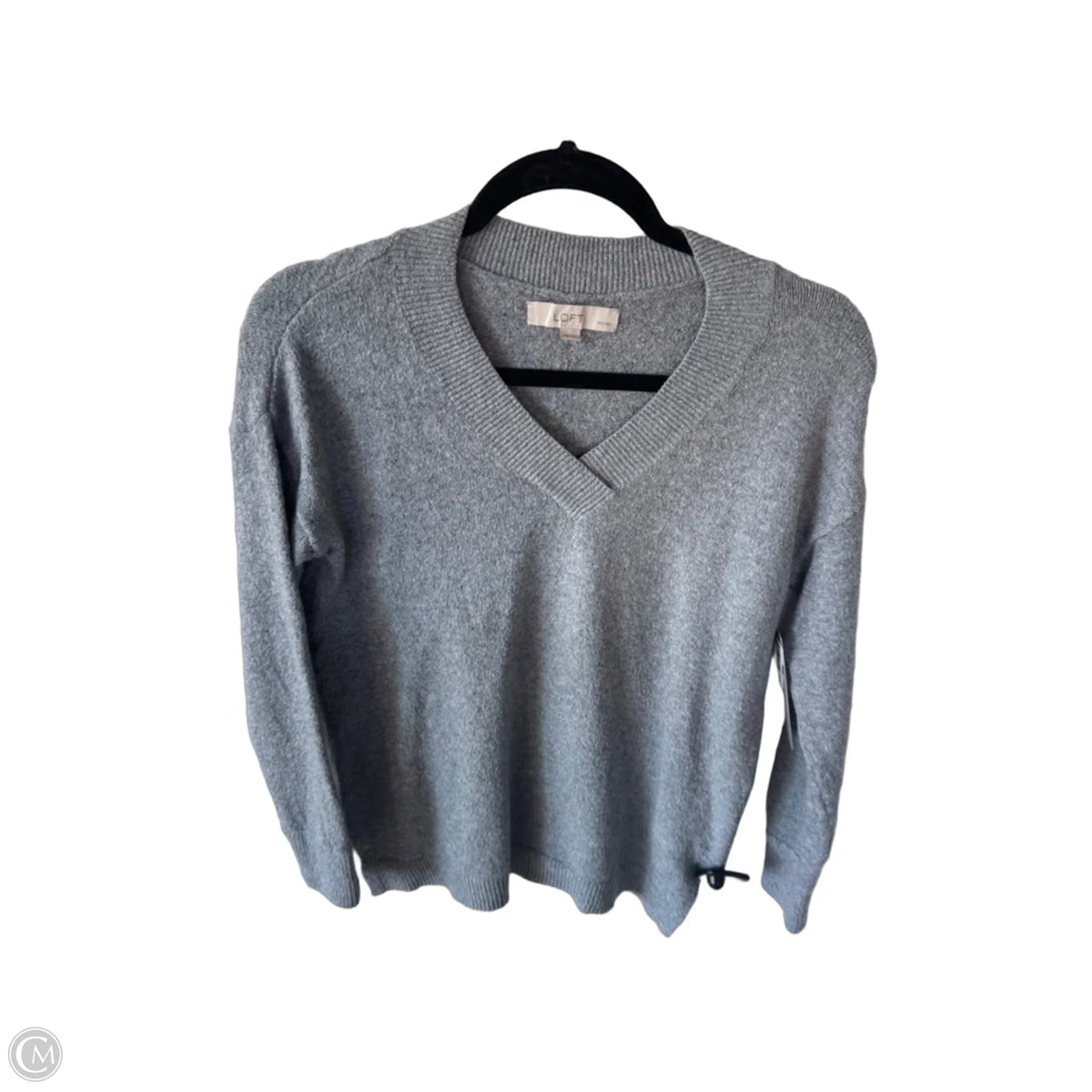 Sweater By Loft In Grey, Size: Xsp