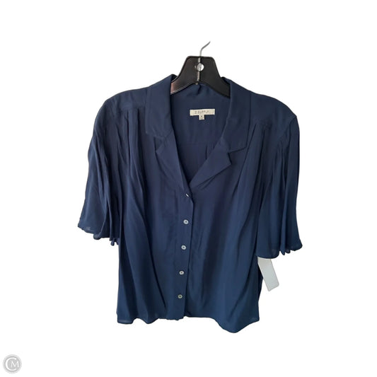 Top Short Sleeve By Z Supply In Blue, Size: M