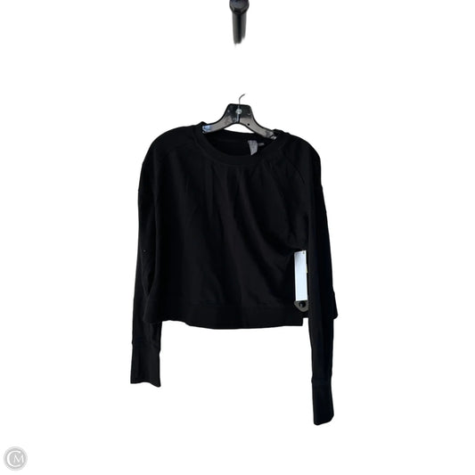Athletic Sweatshirt Crewneck By Sweaty Betty In Black, Size: S