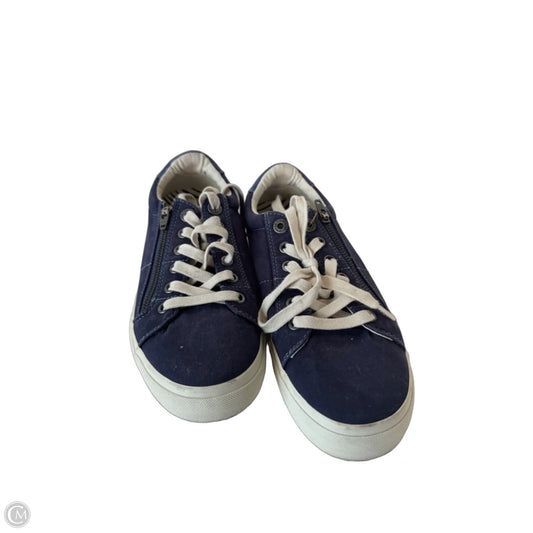 Shoes Sneakers By Taos In Blue & White, Size: 8.5