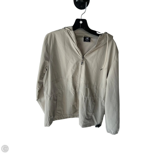 Athletic Jacket By New Balance In Tan, Size: Xl