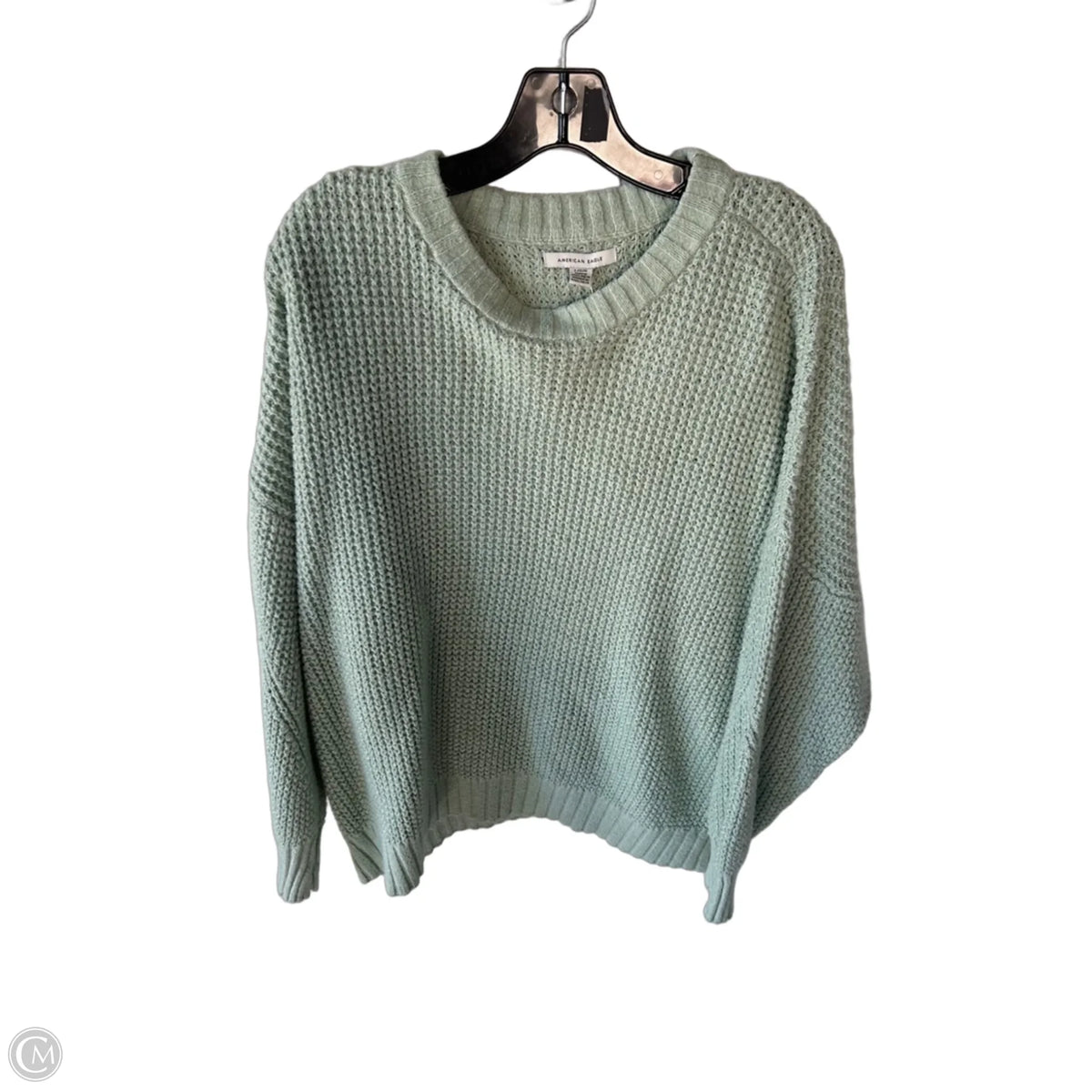 Sweater By American Eagle In Green, Size: L