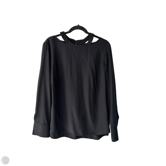 Top Long Sleeve By Akris In Black, Size: L