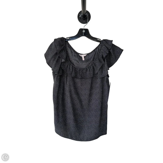 Top Short Sleeve By Rebecca Taylor In Black & White, Size: M
