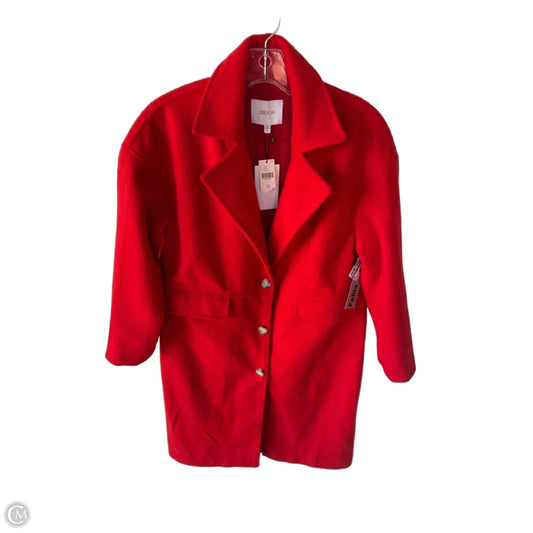 Coat Peacoat By Greylin In Red, Size: Sp