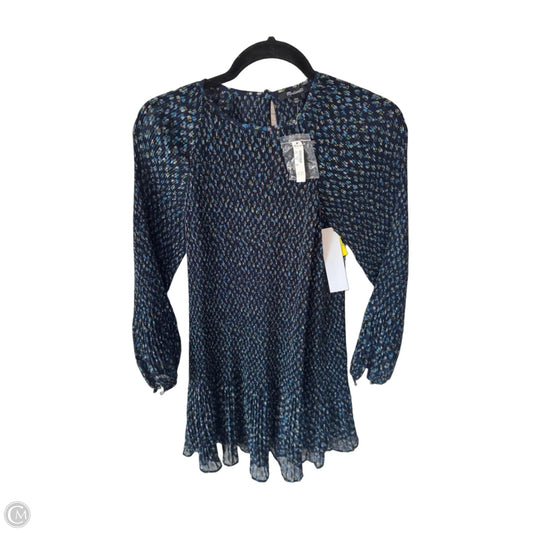Dress Casual Short By Madewell In Black & Blue, Size: Xxs