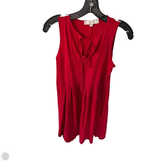Dress Casual Short By Loft In Red, Size: Xsp