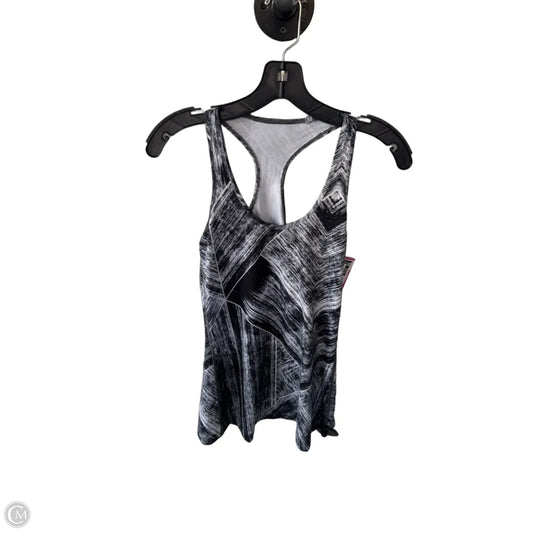 Athletic Tank Top By Lululemon In Black & White, Size: S
