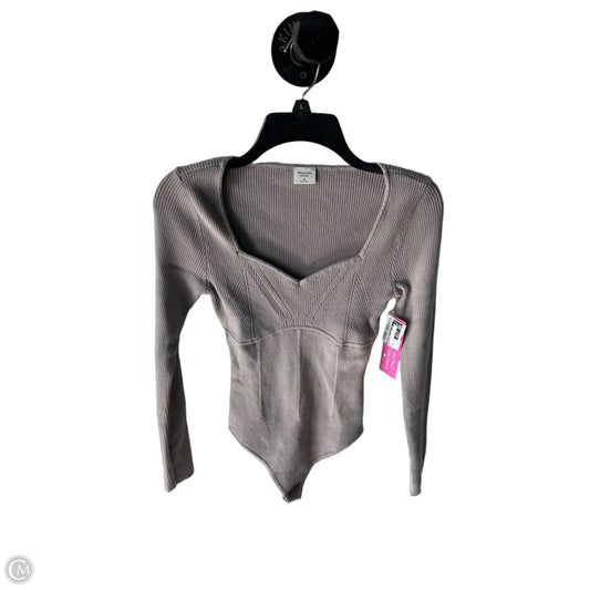Bodysuit By Abercrombie And Fitch In Tan, Size: M