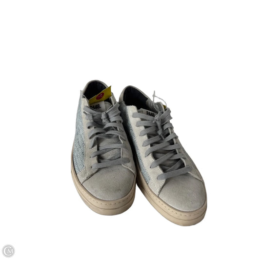 Shoes Sneakers By P448 In Blue & Grey, Size: 8.5