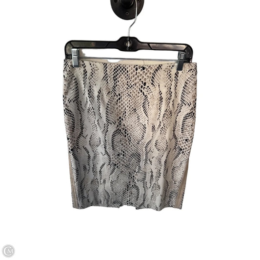 Skirt Midi By White House Black Market In Cream & Tan, Size: 4