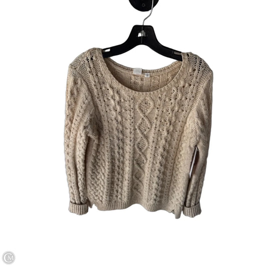 Sweater By Gap In Tan, Size: S