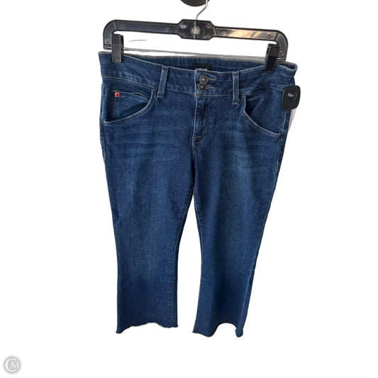 Jeans Cropped By Hudson In Blue Denim, Size: 6