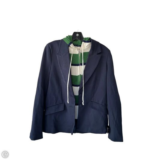 Blazer By Anthropologie In Blue & Green, Size: Xs