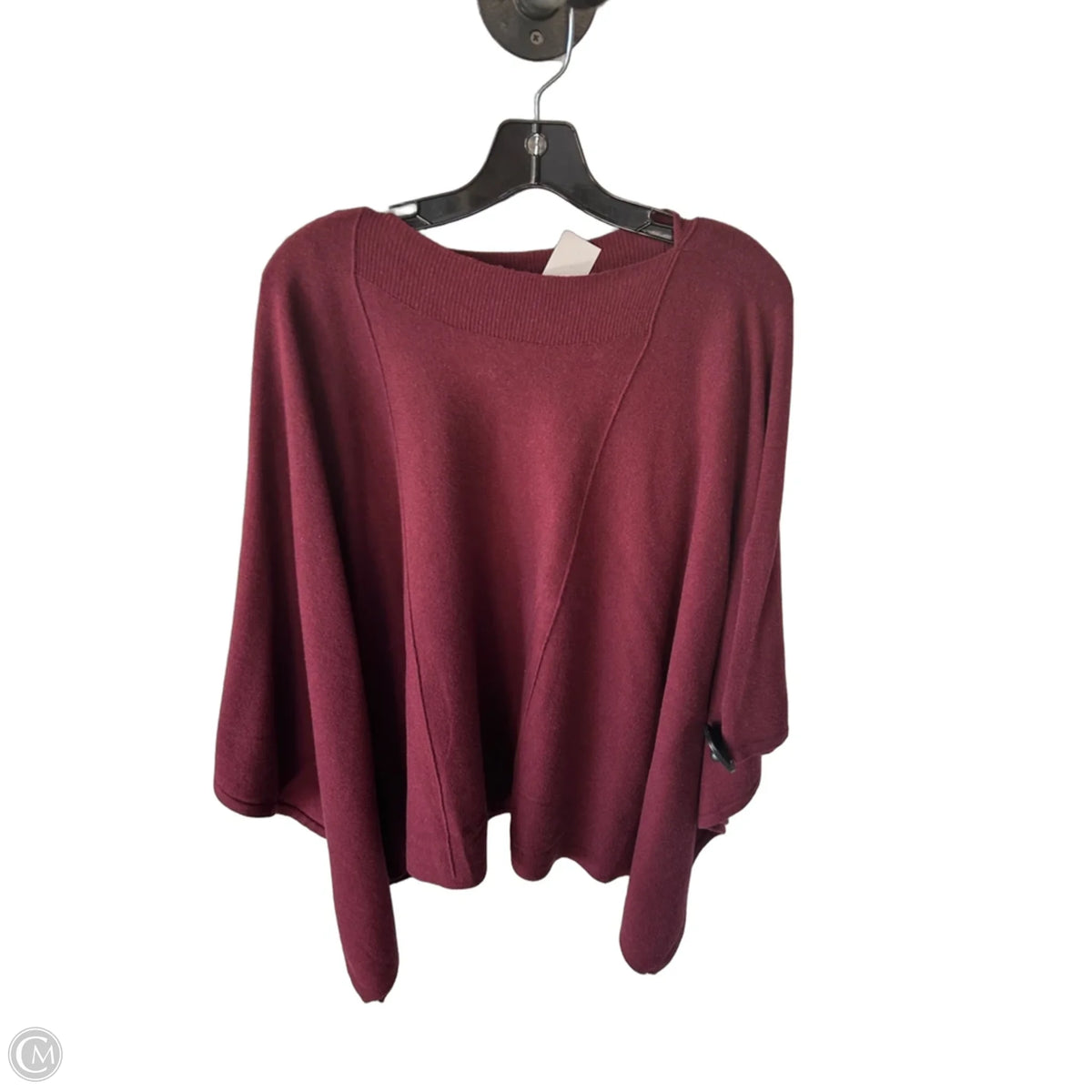 Poncho By Chicos In Red, Size: S