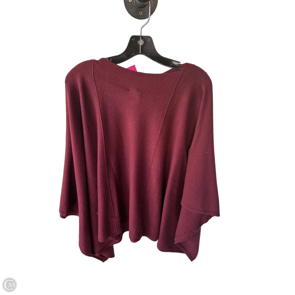 Poncho By Chicos In Red, Size: S