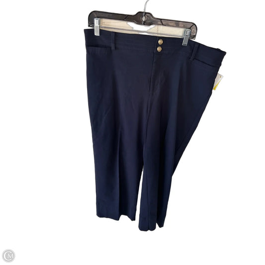 Pants Dress By Chicos In Blue & Gold, Size: 16