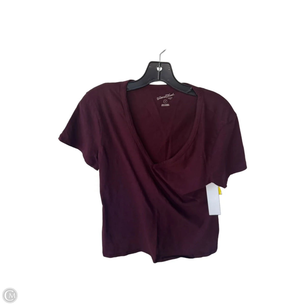 Top Short Sleeve Basic By Universal Thread In Red, Size: S