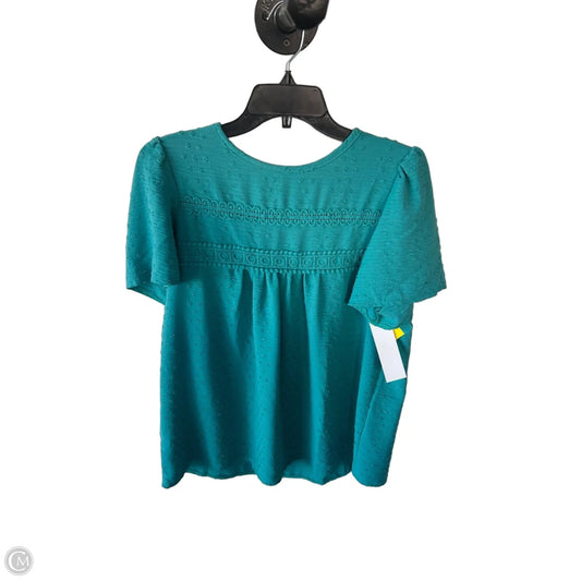 Top Short Sleeve By Cme In Blue, Size: L