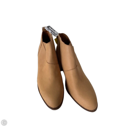 Boots Ankle Heels By Toms In Tan, Size: 8
