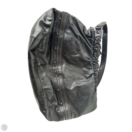 Handbag Leather By Perlina, Size: Medium
