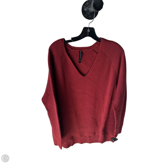 Sweater By Athleta In Red, Size: L