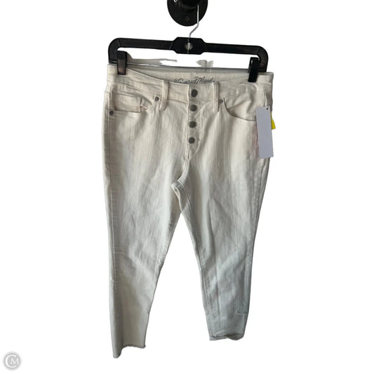 Jeans Straight By Universal Thread In Cream Denim, Size: 6