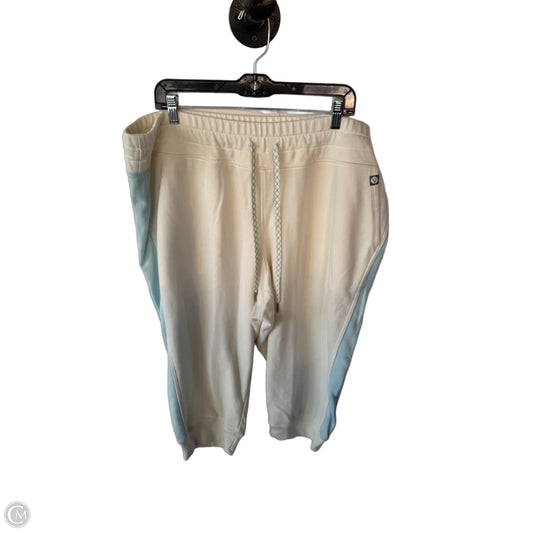 Pants Lounge By Livi Active In Blue & Cream, Size: 3x