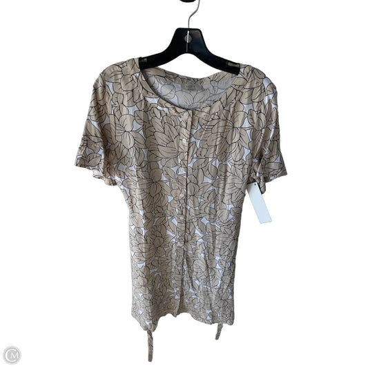 Dress Casual Short By Loft In Tan & White, Size: M