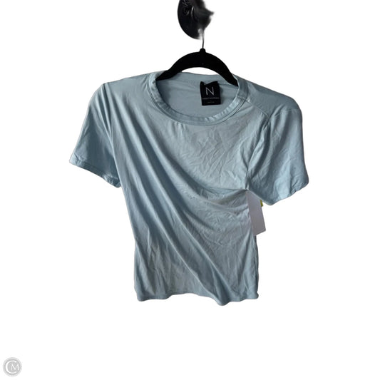 Top Short Sleeve Basic By Nakedwardrobe In Blue, Size: L
