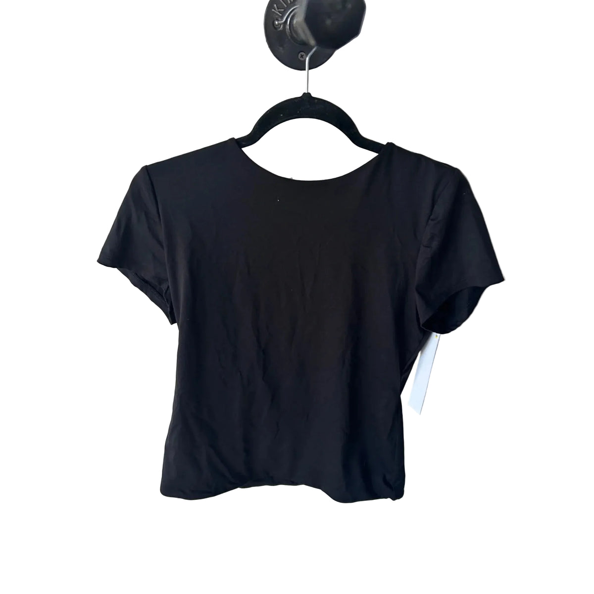 Top Short Sleeve Basic By Halogen In Black, Size: M