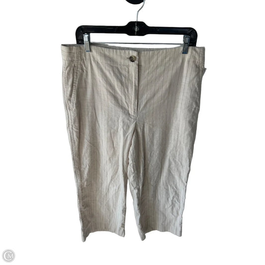 Pants Dress By Ann Taylor In Brown & Cream, Size: 12