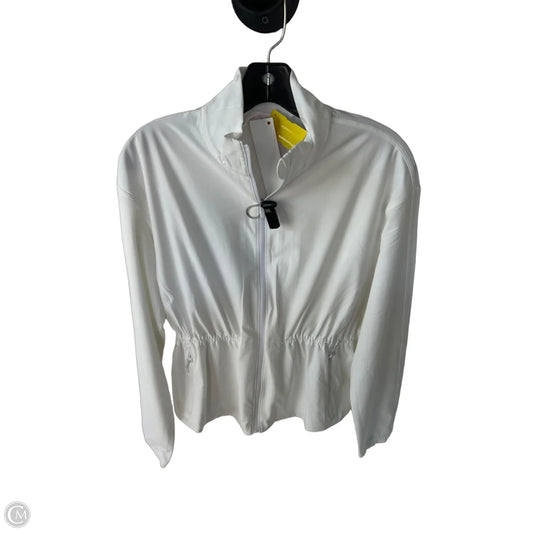Athletic Jacket By Lululemon In White, Size: Xs