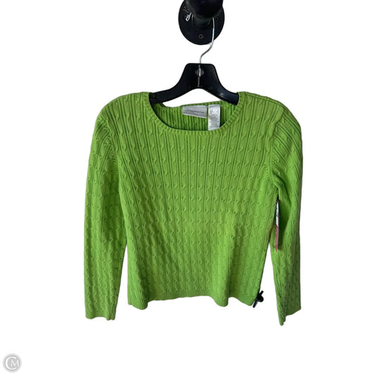 Sweater By Liz Claiborne In Green, Size: S
