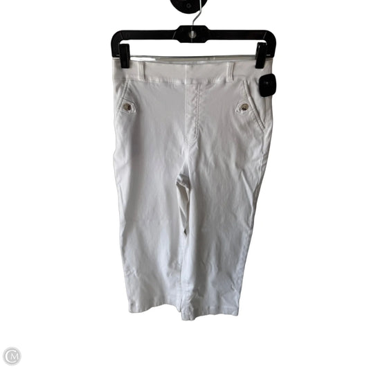 Jeans Wide Leg By Spanx In White Denim, Size: M