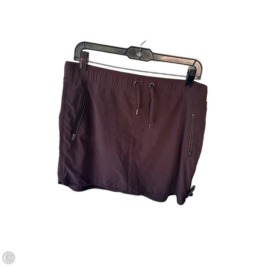 Athletic Skort By Athleta In Brown, Size: L