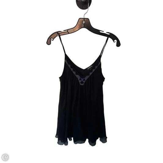Tunic Sleeveless By Express In Black & Purple, Size: M